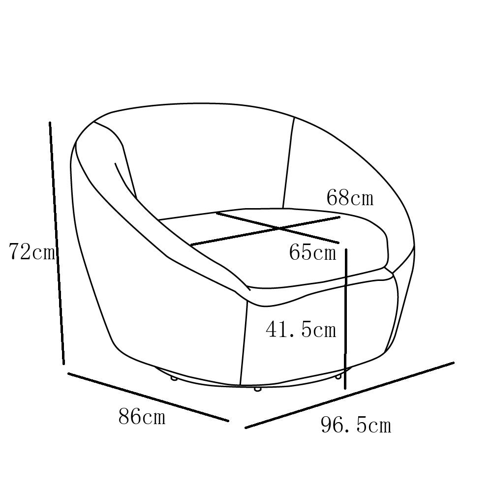 OVO ΠΟΛΥΘΡΟΝΑ ΠΕΡΙΣΤΡΕΦΟΜΕΝΗ ΓΚΡΙ 98x88x70