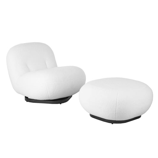 BO ΠΟΛΥΘΡΟΝΑ ΠΕΡΙΣΤΡΕΦΟΜΕΝΗ ΛΕΥΚΟ 77x85xH65cm