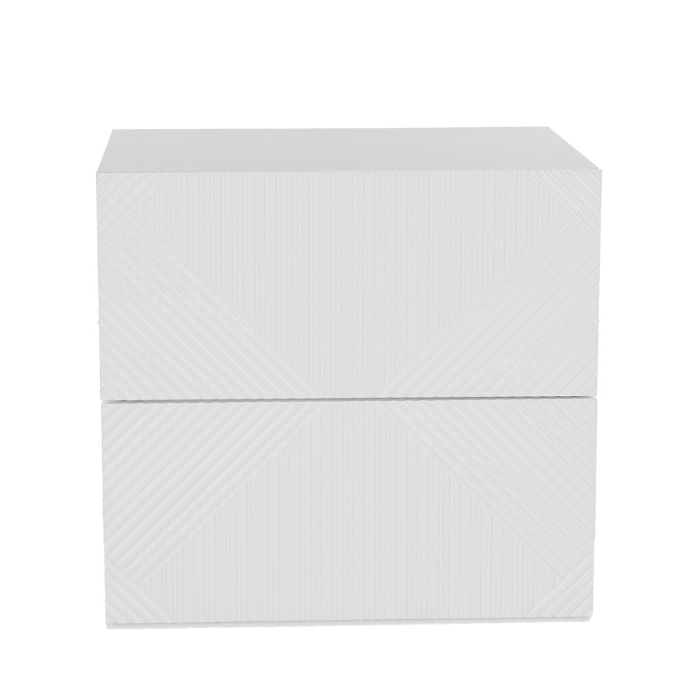 MEZZA LUNA ΚΟΜΟΔΙΝΟ 2ΣΥΡΤΑΡΙΑ ΛΕΥΚΟ 55x45x52