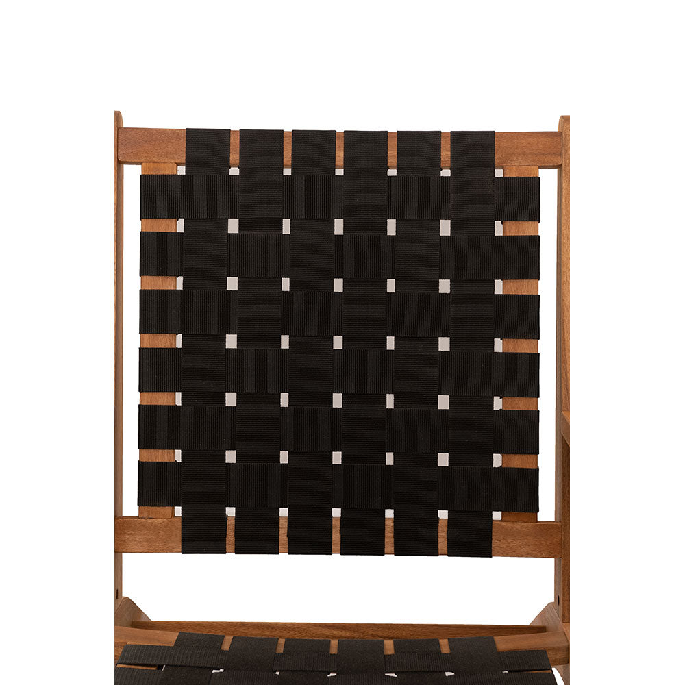 HASTAG ΚΑΡΕΚΛΑ ΜΑΥΡΟ ΦΥΣΙΚΟ 60x76xH73cm