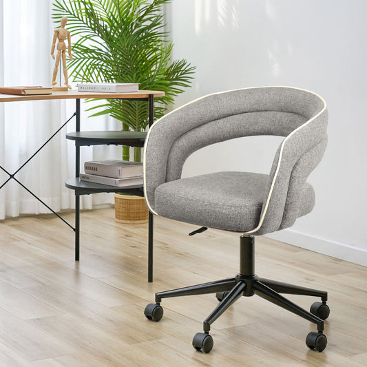 LA LUNA ΚΑΡΕΚΛΑ ΓΡΑΦΕΙΟΥ ΓΚΡΙ 59x56.5x87.5