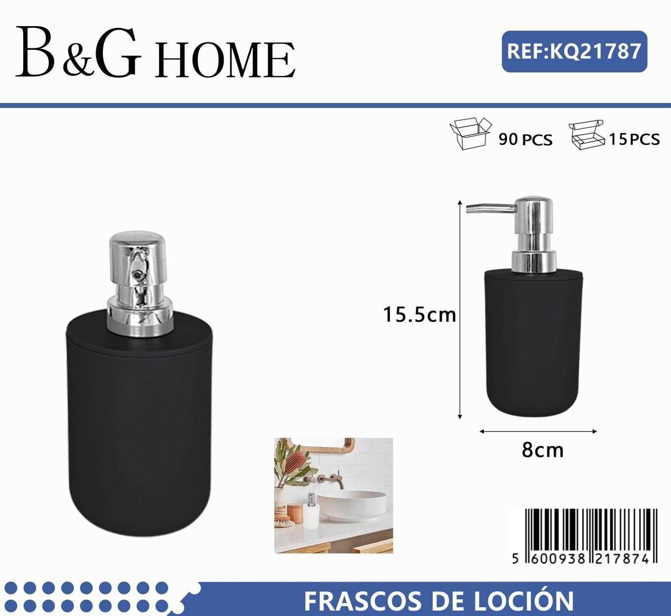Θήκες κρεμοσάπουνου Dispenser πλαστικές – Σετ 5pcs – Black – 21787