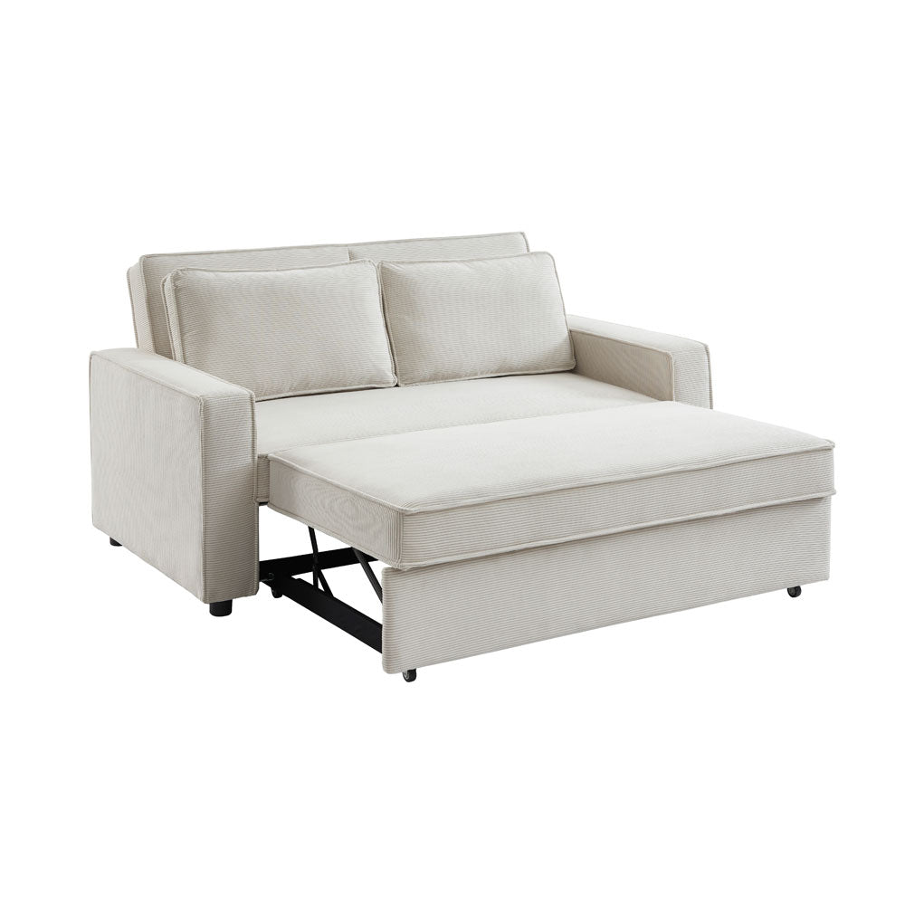 CUBO ΚΑΝΑΠΕΣ ΚΡΕΒΑΤΙ 3ΘΕΣΙΟΣ OFF WHITE 172x89x89