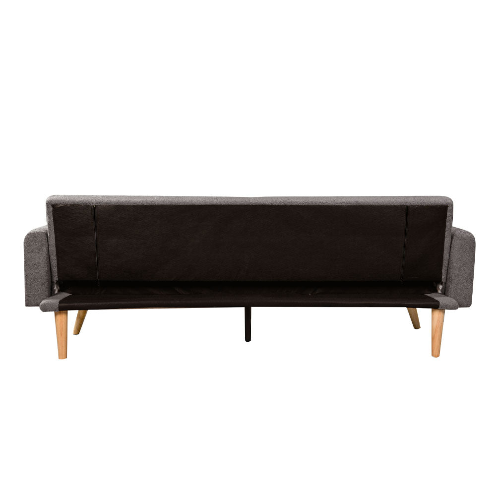 PANTA ΚΑΝΑΠΕΣ ΚΡΕΒΑΤΙ 3ΘΕΣΙΟΣ ΓΚΡΙ ΣΚΟΥΡΟ 210x77x77