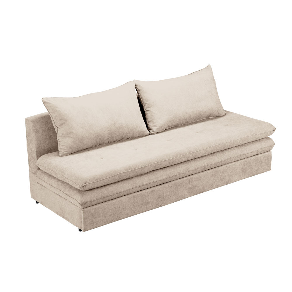 GIRASOLE ΚΑΝΑΠΕΣ ΚΡΕΒΑΤΙ 3ΘΕΣΙΟΣ BEIGE 200x87x90
