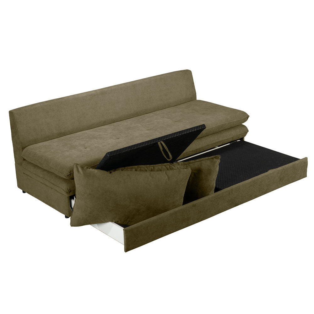 GIRASOLE ΚΑΝΑΠΕΣ ΚΡΕΒΑΤΙ 3ΘΕΣΙΟΣ ΧΑΚΙ 200x87x90