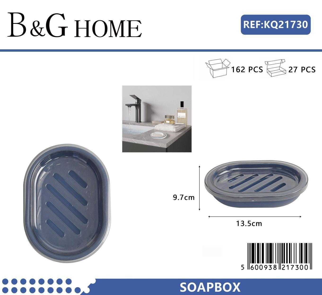 Σαπουνοθήκες μπάνιου πλαστικές – Σετ 9pcs – Blue – 21730