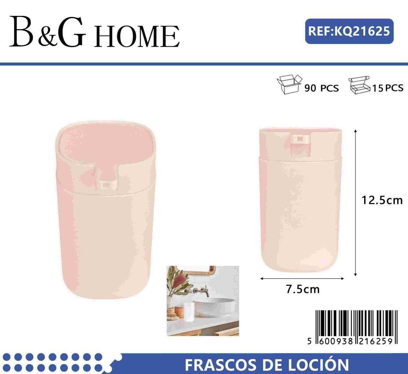 Θήκες κρεμοσάπουνου Dispenser πλαστικές – Σετ 5pcs – Light Pink – 21625