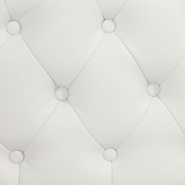 ΑΝΑΚΛΙΝΔΡΟ T.CHESTERFIELD HM3007.02 PU ΛΕΥΚΟ ΑΡ. ΜΠΡΑΤΣΟ 190x61x84Yεκ.