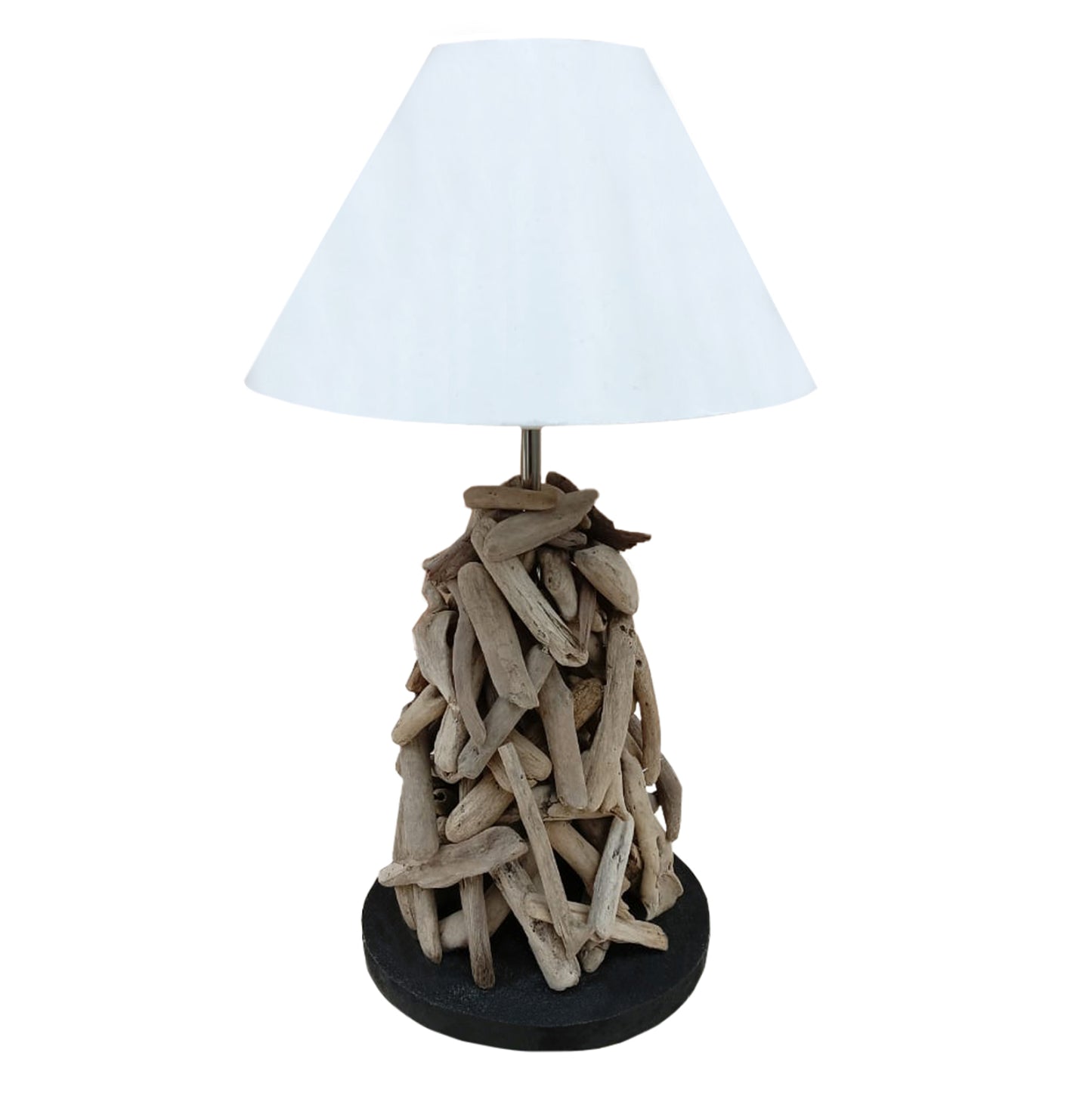 ΕΠΙΤΡΑΠΕΖΙΟ ΦΩΤΙΣΤΙΚΟ TWIGGY HM4423 DRIFTWOOD & ΛΕΥΚΟ ΚΑΠΕΛΟ Φ25x55Υεκ.