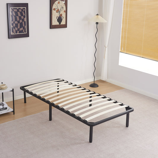 ΚΡΕΒΑΤΙ-ΥΠΟΣΤΡΩΜΑ MARKY HM693.01 ΜΕΤΑΛΛΙΚΟ ΜΑΥΡΟ ΓΙΑ ΣΤΡΩΜΑ 190x90εκ