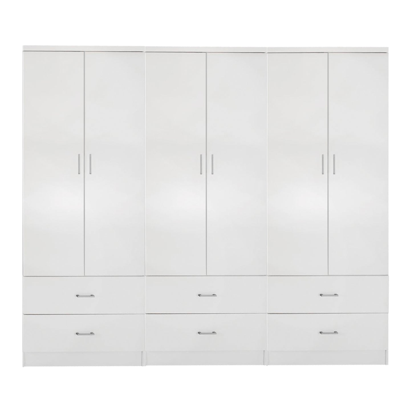 ΝΤΟΥΛΑΠΑ 6ΦΥΛΛΗ REINA ME 6 ΣΥΡΤΑΡΙΑ HM21060.05 ΜΕΛΑΜΙΝΗ ΣΕ ΛΕΥΚΟ 240x42x181Υεκ.