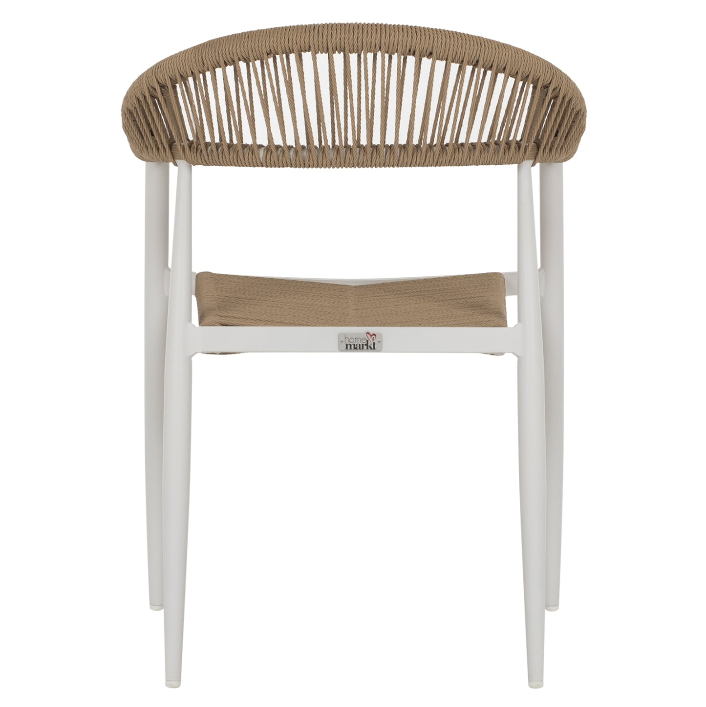 ΠΟΛΥΘΡΟΝΑ ΑΛΟΥΜΙΝΙΟΥ GRET HM5854.01 ΛΕΥΚΗ PE RATTAN ΜΠΕΖ 56x55,5x78Υεκ.