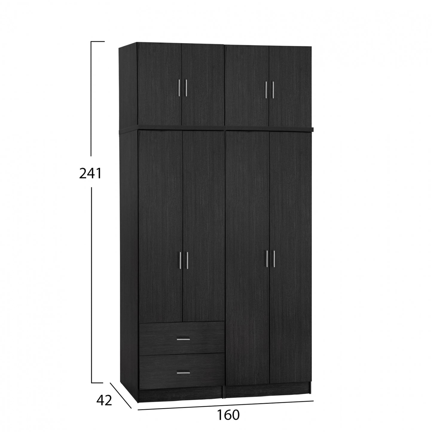 ΣΕΤ 4 ΤΜΧ ΝΤΟΥΠΑΛΑ 4ΦΥΛΛΗ ΜΕ ΠΑΤΑΡΙ ZEBRANO 160X42X241 HM11355.01