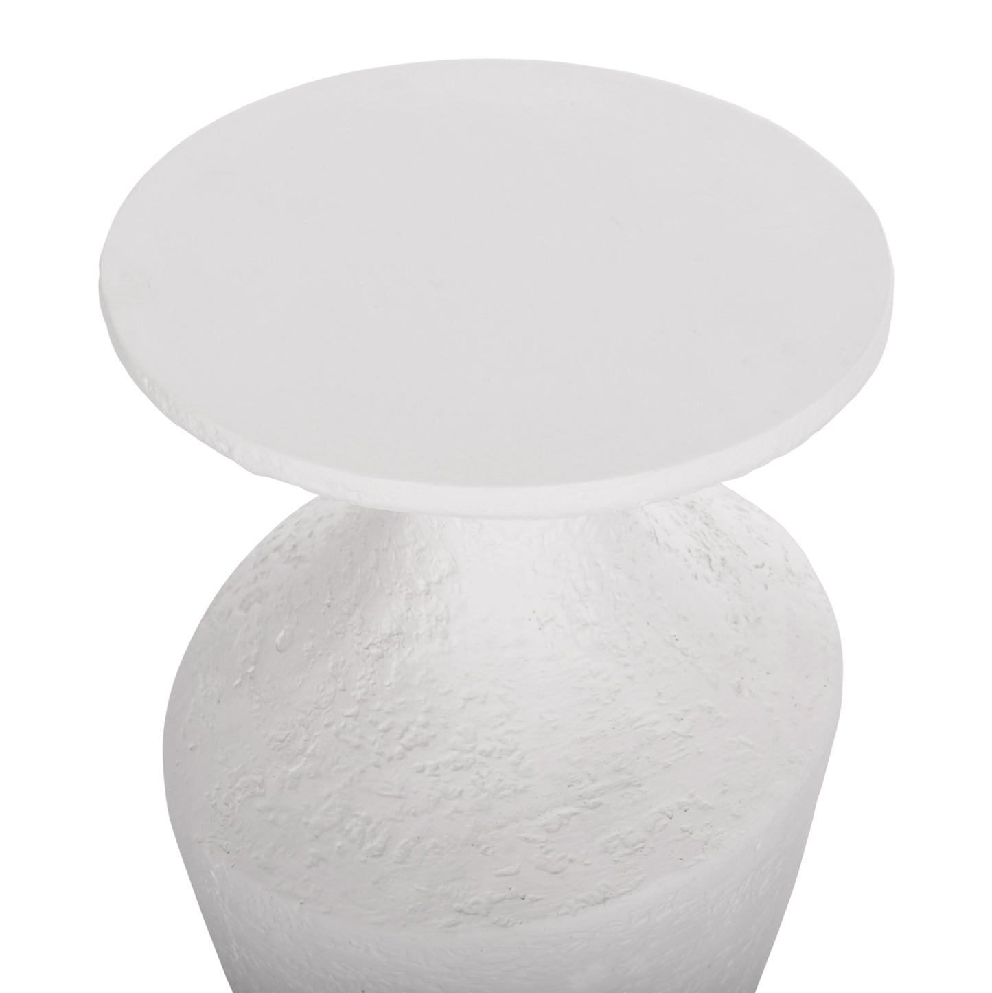 ΣΕΤ ΒΟΗΘΗΤΙΚΑ ΤΡΑΠΕΖΙΑ REBON 2ΤΜΧ HM21137.02 FIBER CEMENT ΣΕ ΛΕΥΚΟ--Φ40εκ & Φ27,5εκ