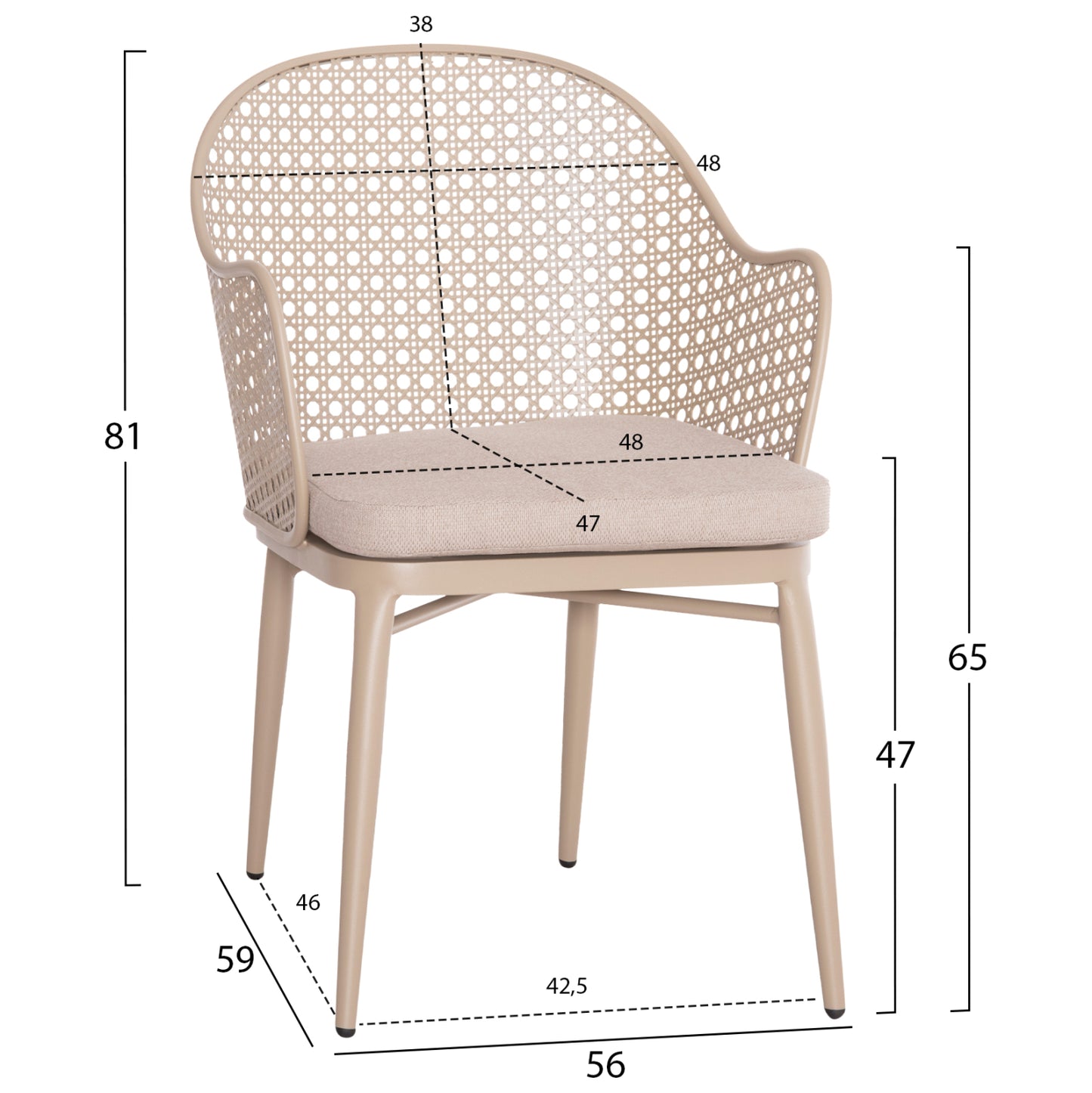ΣΕΤ LOUNGE 3TMX ΕΞ.ΧΩΡΟΥ OREGO HM21106.03 ΑΛΟΥΜΙΝΙΟ ΣΕ ΚΑΠΟΥΤΣΙΝΟ