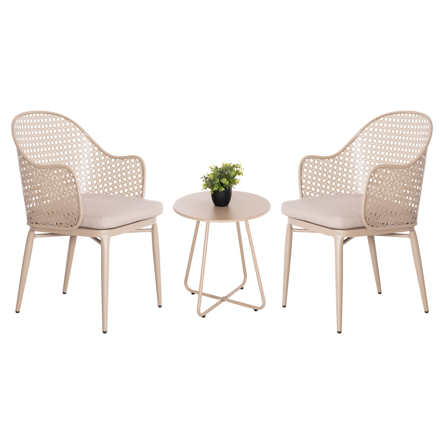 ΣΕΤ LOUNGE 3TMX ΕΞ.ΧΩΡΟΥ OREGO HM21107.03 ΑΛΟΥΜΙΝΙΟ & ΜΕΤΑΛΛΟ ΣΕ ΚΑΠΟΥΤΣΙΝΟ