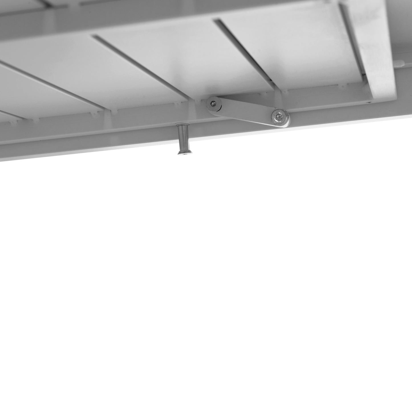 ΣΕΤ ΤΡΑΠΕΖΑΡΙΑΣ ΕΞ.ΧΩΡΟΥ KRUM HM21131.04 ΤΡΑΠΕΖΙ ΜΕ 6 ΠΟΛΥΘΡΟΝΕΣ--ΛΕΥΚΟ ΑΛΟΥΜΙΝΙΟ
