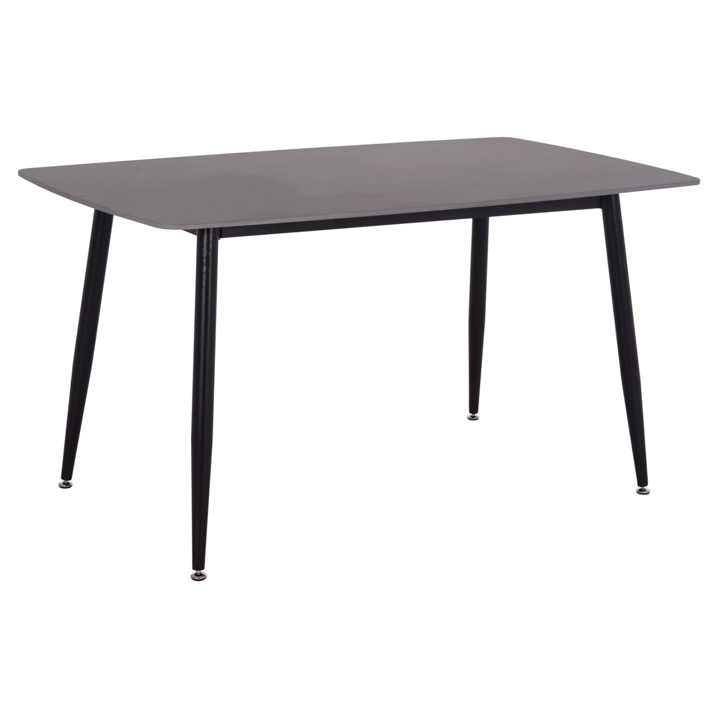 ΤΡΑΠΕΖΙ RAVEN HM18149.02 ΚΕΡΑΜΙΚΟ TOP ΑΝΘΡΑΚΙ ΜΑΡΜΑΡΟ-ΜΑΥΡΟ ΜΕΤΑΛΛΟ 140x80x74Υεκ.