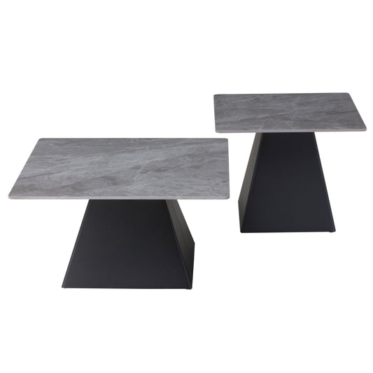 ΤΡΑΠΕΖΙΑ ΣΑΛΟΝΙΟΥ QUBER HM18260.03 ΚΕΡΑΜΙΚΑ TOP ΟΨΗ ΓΚΡΙ ΜΑΡΜΑΡΟ-ΤΕΤΡΑΓΩΝΑ