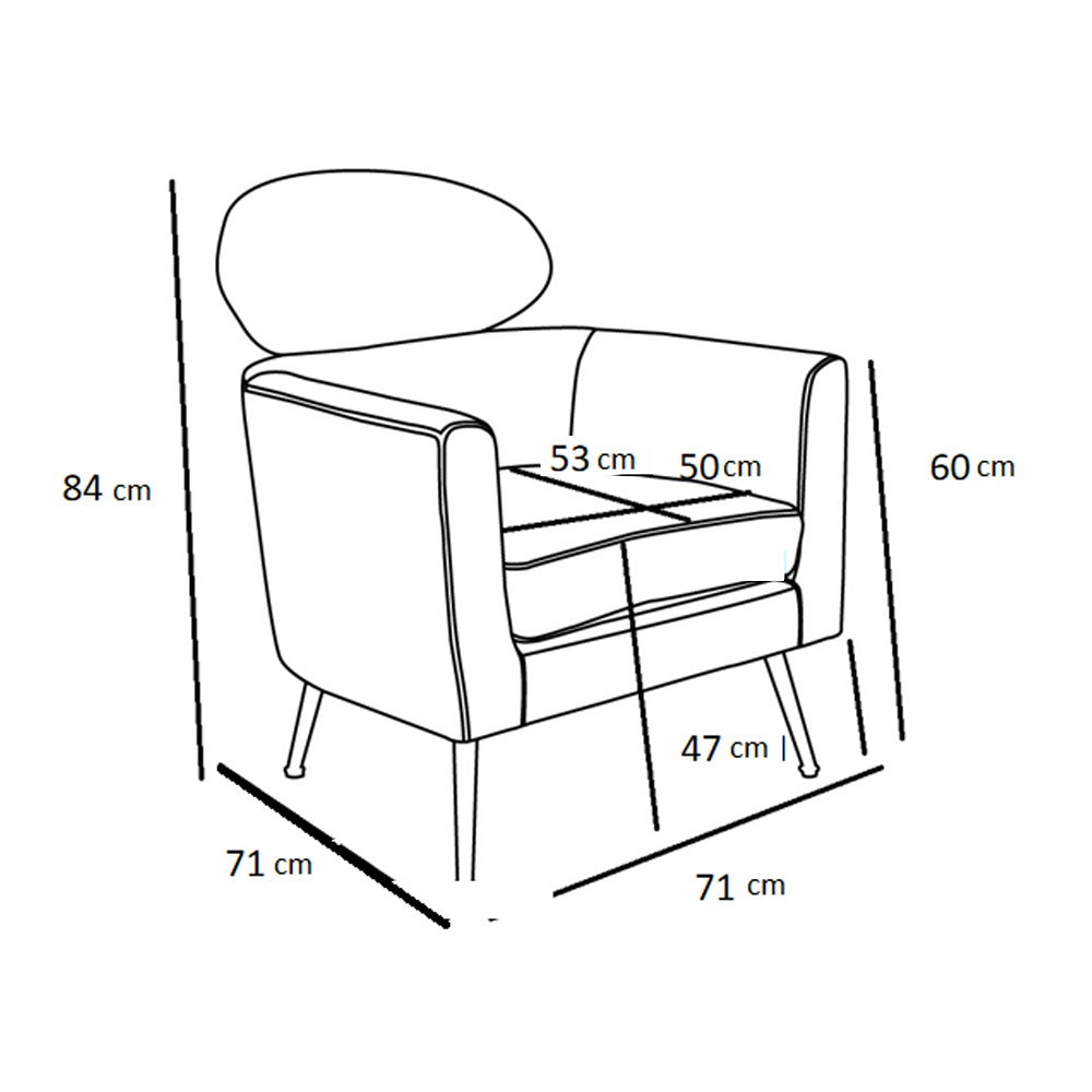 TESTA ΠΟΛΥΘΡΟΝΑ ELEPHANT 72x76xH85cm