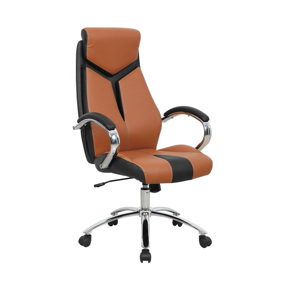 PATRON ΚΑΡΕΚΛΑ ΓΡΑΦΕΙΟΥ CAMEL ΜΑΥΡΟ 63x72xH115/125cm