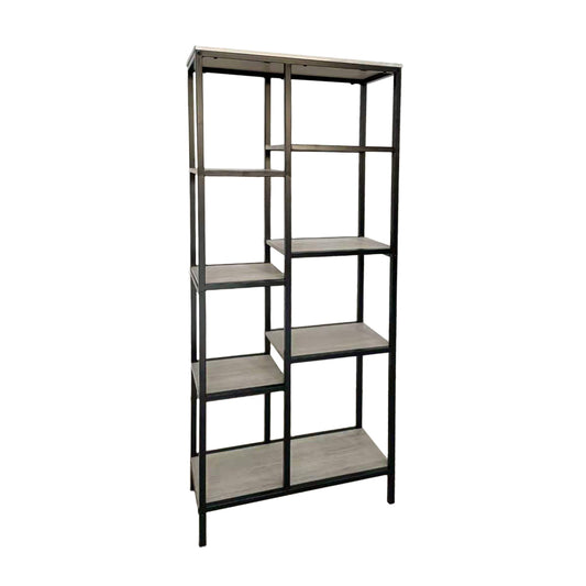 FILE ΒΙΒΛΙΟΘΗΚΗ ΨΗΛΗ SONOMA ΜΑΥΡΟ 70x30xΗ178cm