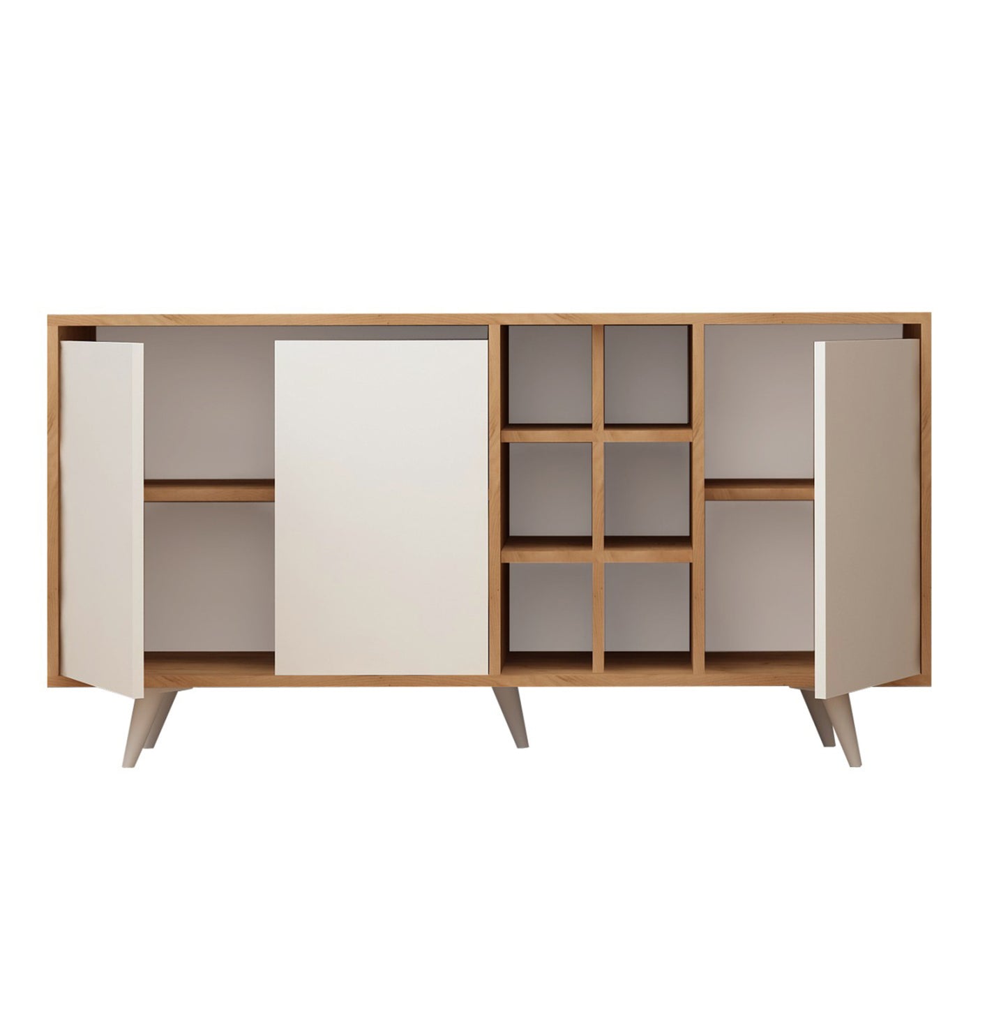 ΜΠΟΥΦΕΣ ΜΕΛΑΜΙΝΗΣ ΚΑΡΥΔΙ ΚΑΙ ΛΕΥΚΟ 140x40x86Yεκ.HM9432.02