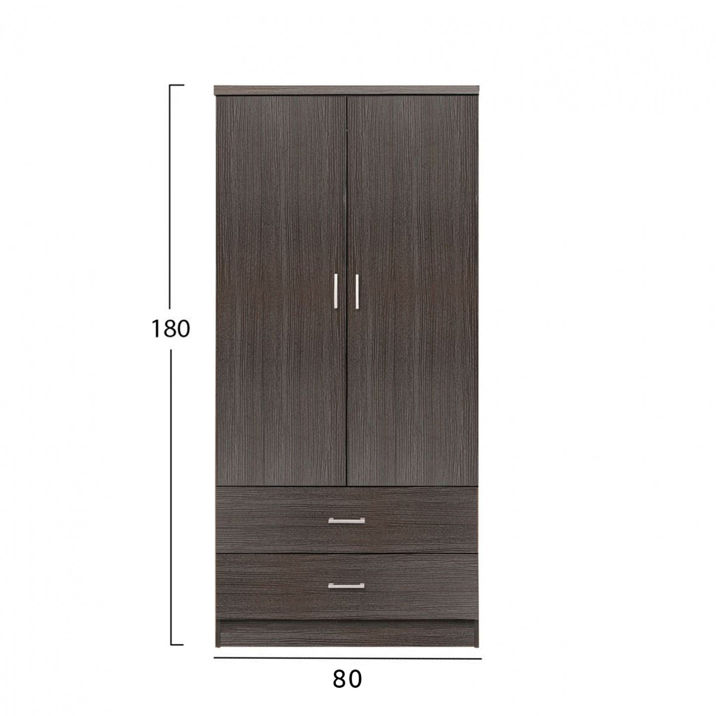 ΝΤΟΥΛΑΠΑ 2ΦΥΛΛΗ ME 2 ΣΥΡΤΑΡΙΑ REINA HM338.01 ZEBRANO 80Χ42Χ181εκ.