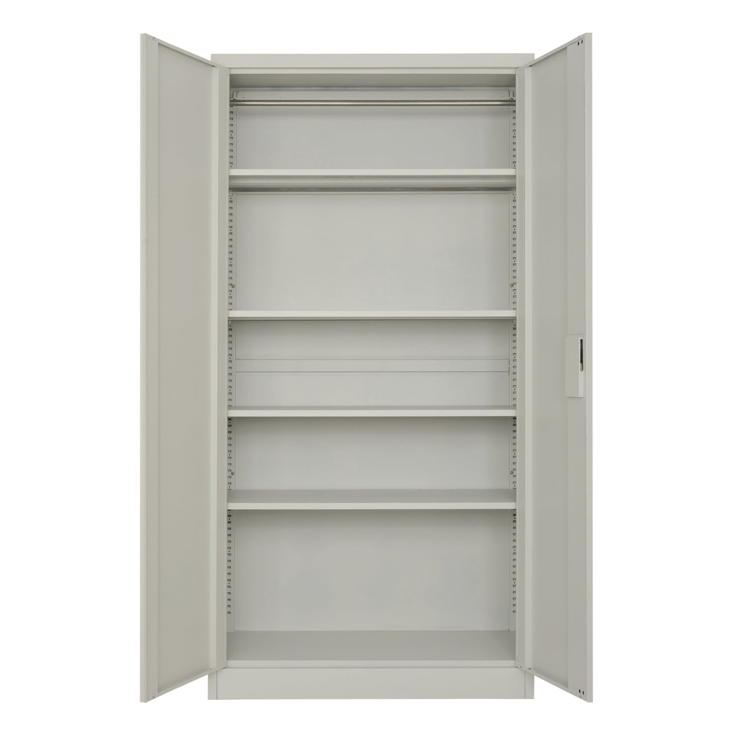 ΝΤΟΥΛΑΠΑ ΜΕΤΑΛΛΙΚΗ HM5959.11 ΔΙΦΥΛΛΗ ΜΕ 5 ΑΠΟΘΗΚΕΥΤΙΚΟΥΣ ΧΩΡΟΥΣ ΓΚΡΙ 90Χ40Χ180Υεκ.