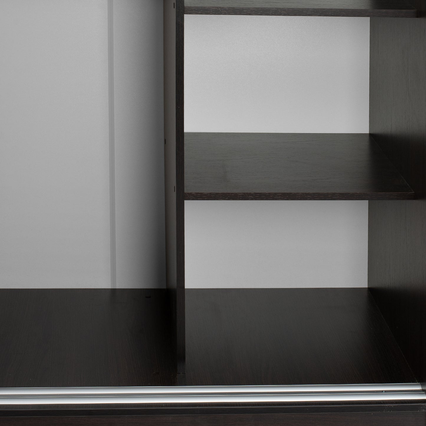 ΝΤΟΥΛΑΠΑ ΣΥΡΟΜΕΝΗ ADLER ΜΕΛΑΜΙΝΗΣ WENGE ΜΕ ΚΑΘΡΕΠΤΗ HM2437.02 180X60X210Υεκ.