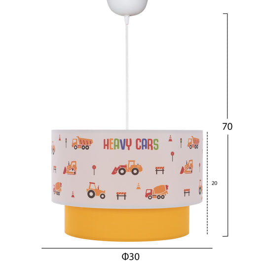ΠΑΙΔΙΚΟ ΦΩΤΙΣΤΙΚΟ ΟΡΟΦΗΣ ΥΦΑΣΜΑΤΙΝΟ HM7572.04 Φ30x70εκ.