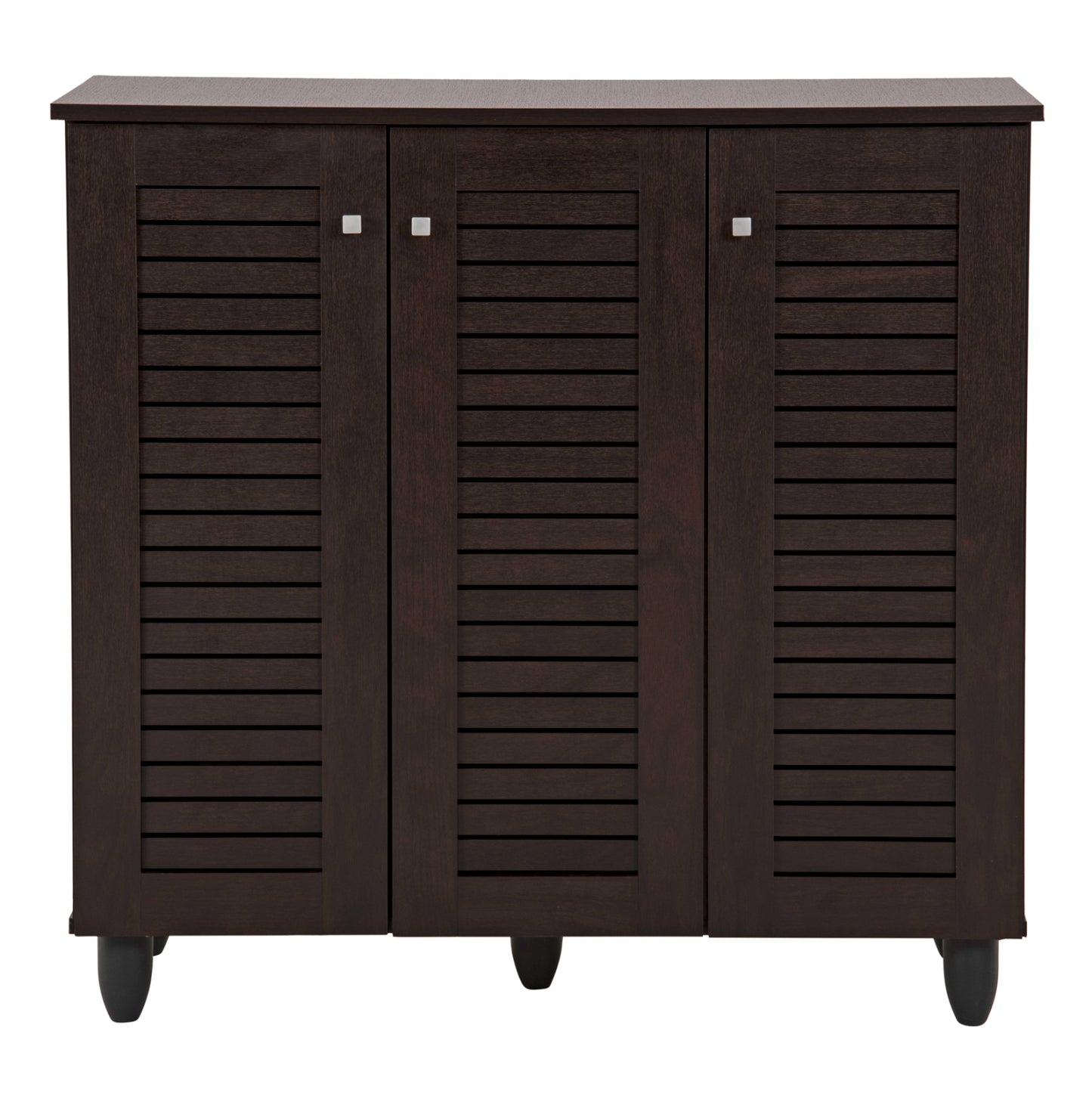 ΠΑΠΟΥΤΣΟΘΗΚΗ-ΝΤΟΥΛΑΠΑ PROLLY HM9609.01 ΜΕΛΑΜΙΝΗ WENGE-3ΠΟΡΤΕΣ-4ΡΑΦΙΑ 87x32x88Υεκ.
