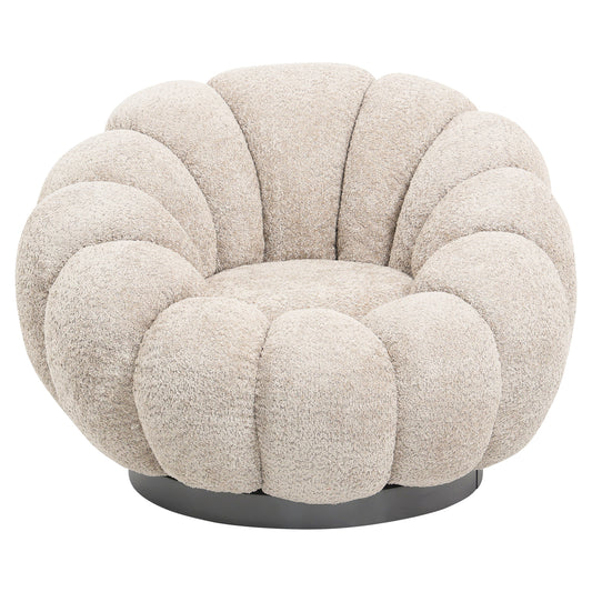 ΠΟΛΥΘΡΟΝΑ ΠΕΡΙΣΤΡΕΦΟΜΕΝΗ GRYMM HM9601.08 ΜΠΕΖ ΜΠΟΥΚΛΕ-ΜΑΥΡΗ ΜΕΤΑΛ.ΒΑΣΗ 90x93x65Υεκ