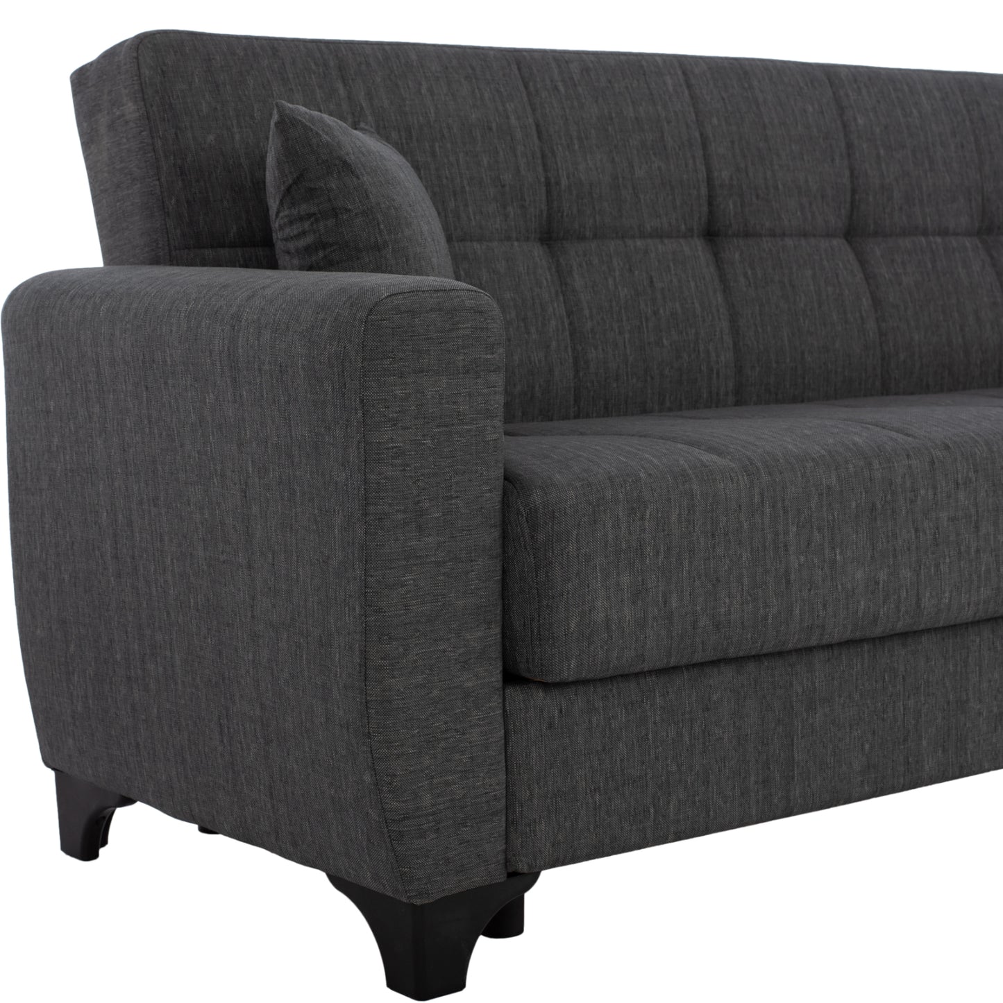 ΣΕΤ ΣΑΛΟΝΙΟΥ ΨΗΛΗ ΠΛΑΤΗ 2ΘΕΣΙΟΣ & 3ΘΕΣΙΟΣ HM11748.03-ΓΚΡΙ