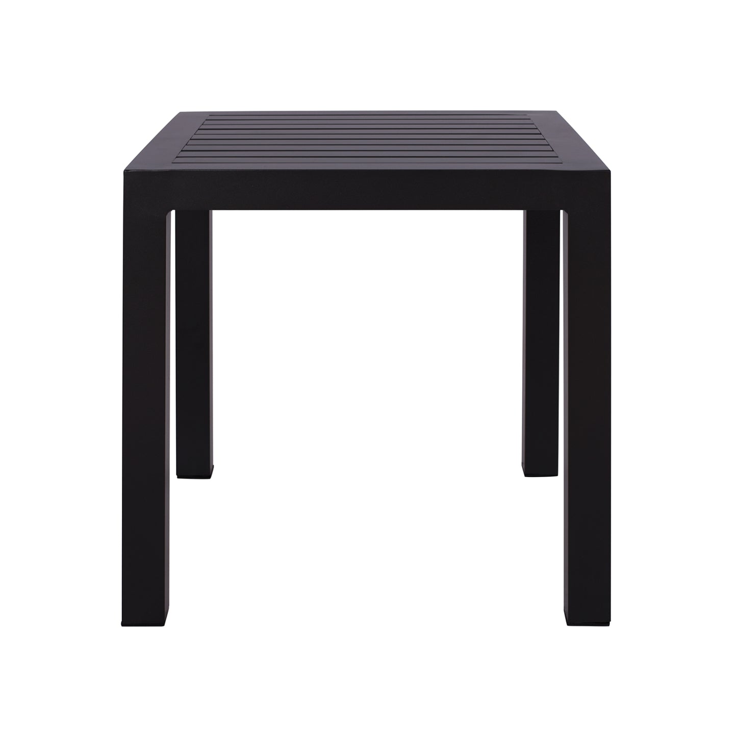 ΤΡΑΠΕΖΙ ΑΛΟΥΜΙΝΙΟΥ QIANA HM5402.02 ΓΚΡΙ 45x45x45,5 εκ.