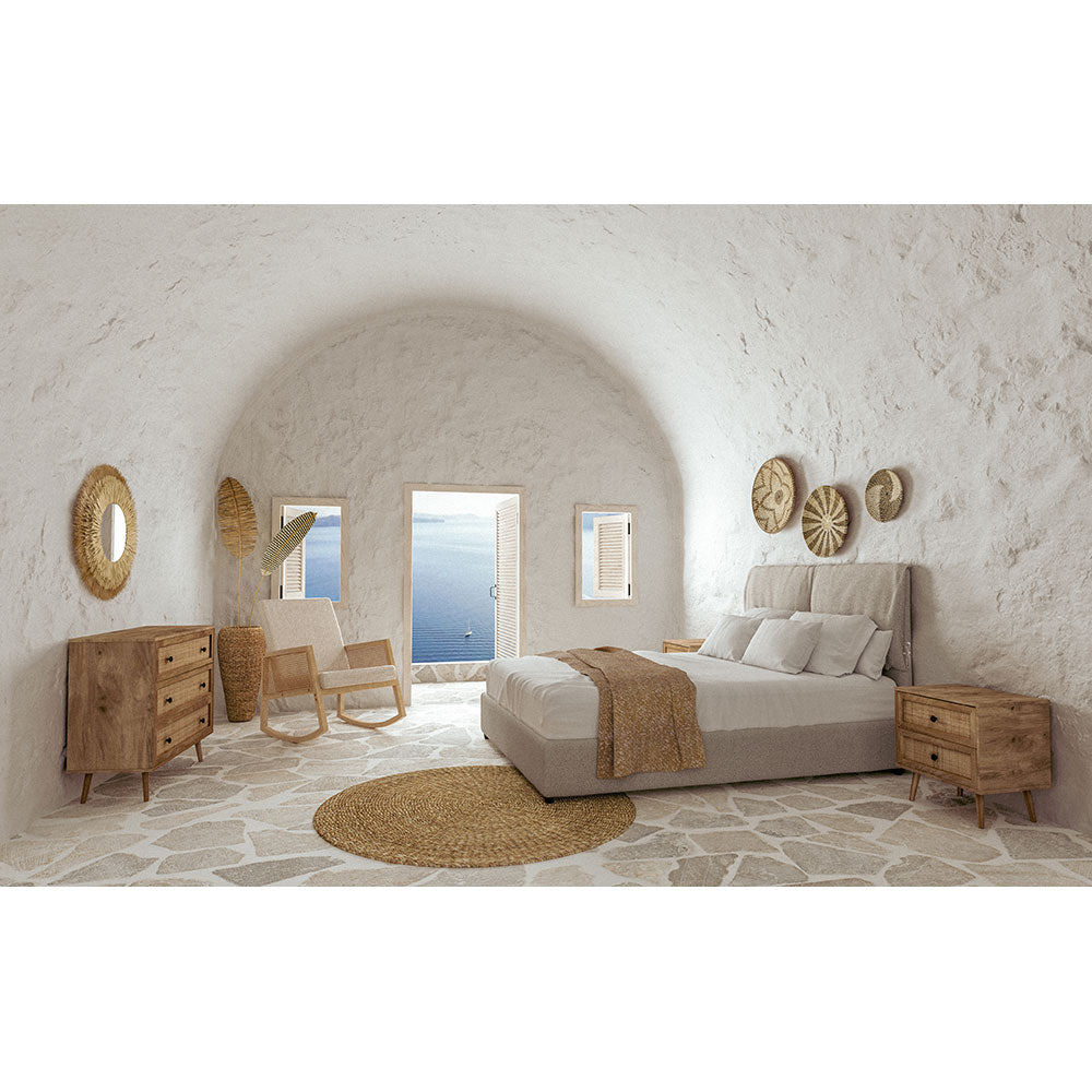 AMMOS ΠΟΛΥΘΡΟΝΑ ΚΟΥΝΙΣΤΗ BEIGE 65x82xH96cm