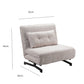 ESCADA ΠΟΛΥΘΡΟΝΑ ΑΝΑΔΙΠΛΟΥΜΕΝΗ OFF WHITE 92x88x86cm