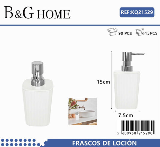 Θήκες κρεμοσάπουνου Dispenser πλαστικές – Σετ 5pcs – White – 21529