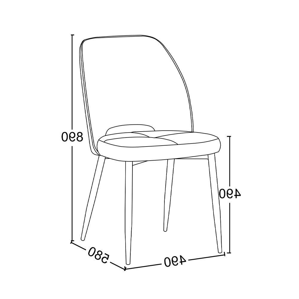 BOUTON ΚΑΡΕΚΛΑ ΓΚΡΙ 49x59,5xH88cm