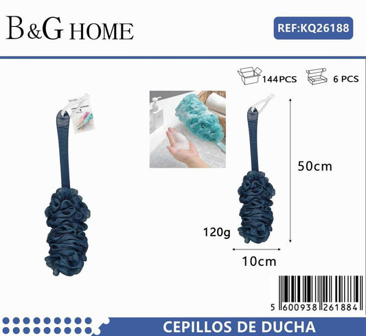 Σφουγγάρια μπάνιου δίχτυ σε σετ 6Χ – Blue – 26188