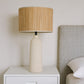 ZED ΦΩΤΙΣΤΙΚΟ ΕΠΙΤΡΑΠΕΖΙΟ 15x15x65cm ΚΕΡΑΜΙΚΟ ΜΠΕΖ BAMBOO ΦΥΣΙΚΟ