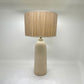 ZED ΦΩΤΙΣΤΙΚΟ ΕΠΙΤΡΑΠΕΖΙΟ 15x15x65cm ΚΕΡΑΜΙΚΟ ΜΠΕΖ BAMBOO ΦΥΣΙΚΟ
