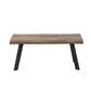 BRICK-URBAN COFFEE TABLE ΚΑΡΥΔΙ ΜΑΥΡΟ 110x60xH45cm