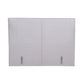 MORE   MORE ΚΡΕΒΑΤΙ ΜΕ ΑΠΟΘΗΚ. ΧΩΡΟ (ΓΙΑ ΣΤΡΩΜΑ 160x200cm) WHITE SMOOTH 07-918 207x160xH120cm