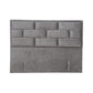 BRICK ΚΡΕΒΑΤΙ ΜΕ ΑΠΟΘΗΚ. ΧΩΡΟ (ΓΙΑ ΣΤΡΩΜΑ 160x200cm) ΓΚΡΙ 07-450 215x165x121cm