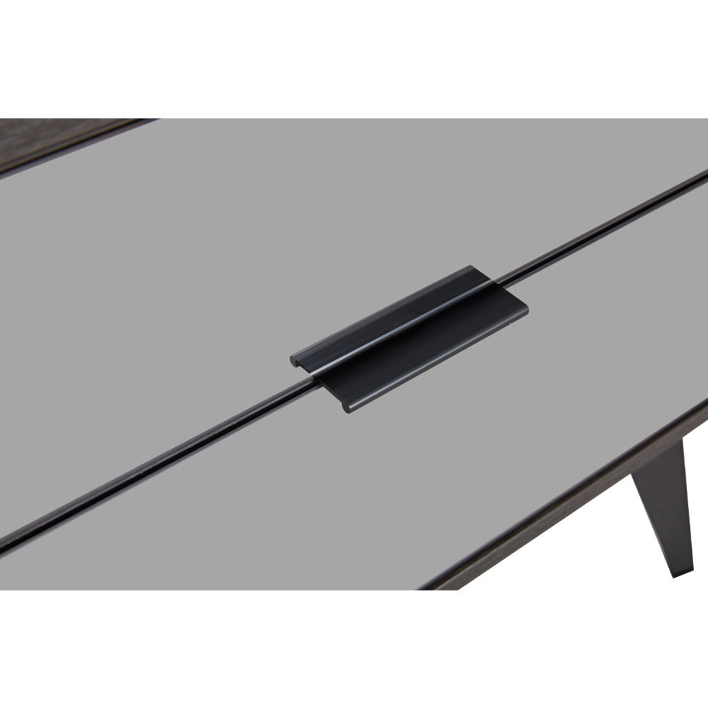 SPECCHIO ΚΟΜΟΔΙΝΟ 2ΣΥΡΤΑΡΙΑ ΜΑΥΡΟ OAK ΚΑΘΡΕΠΤΗΣ 58x39x55