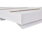 LUCIDO ΚΡΕΒΑΤΙ ΛΕΥΚΟ OAK ΦΥΣΙΚΟ 162x202x88