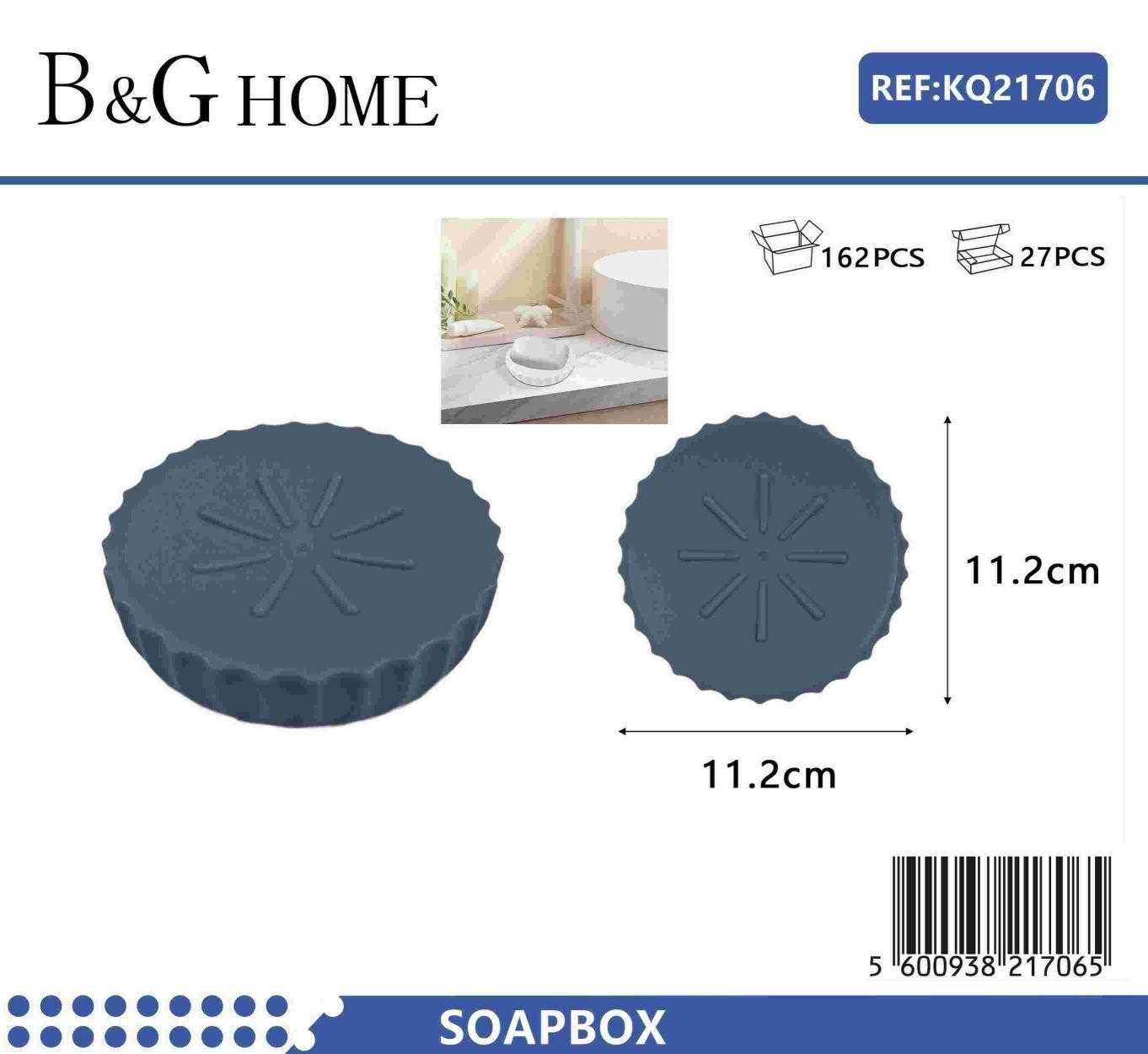 Σαπουνοθήκες μπάνιου πλαστικές – Σετ 9pcs – Blue – 21706