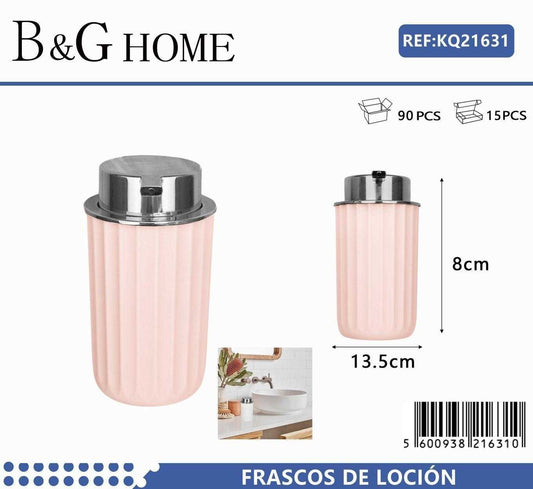 Θήκες κρεμοσάπουνου Dispenser πλαστικές – Σετ 5pcs – Light Pink – 21631